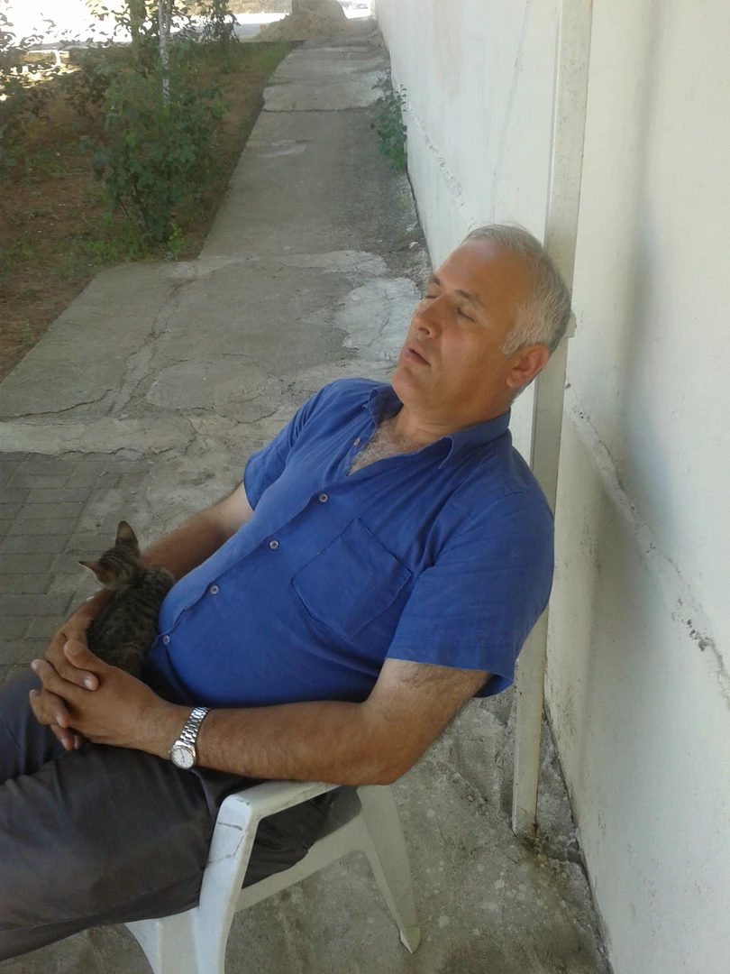 Adult man resting